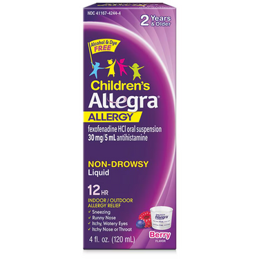 Children's Allegra Allergy 12 Hour Liquid Berry